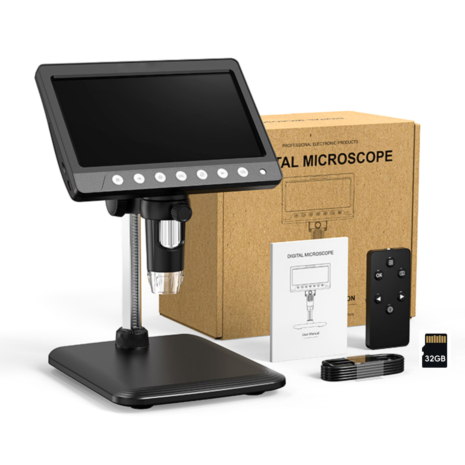 Electronics Repair Videos - Microscopio digitale IPS da 7 
