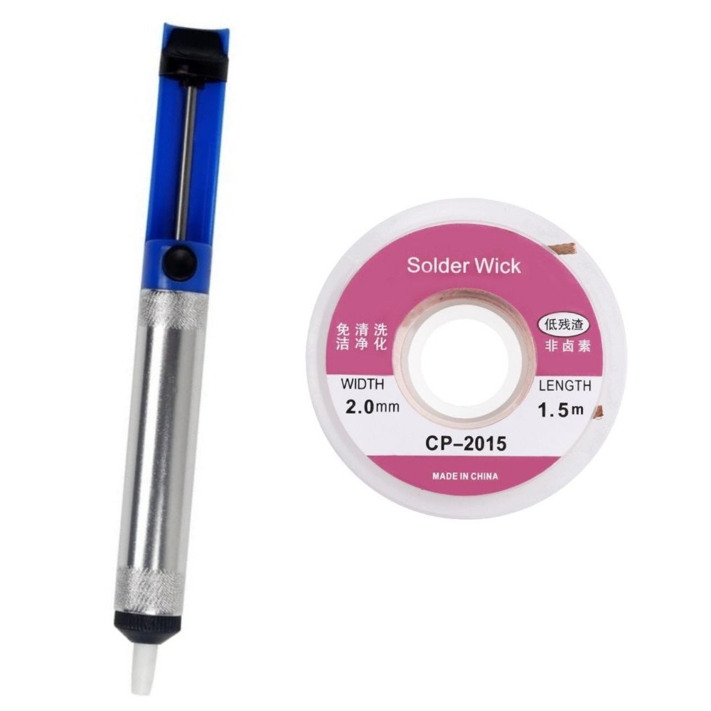 Solder Wick Braid - Pompa dissaldante in alluminio Penna per