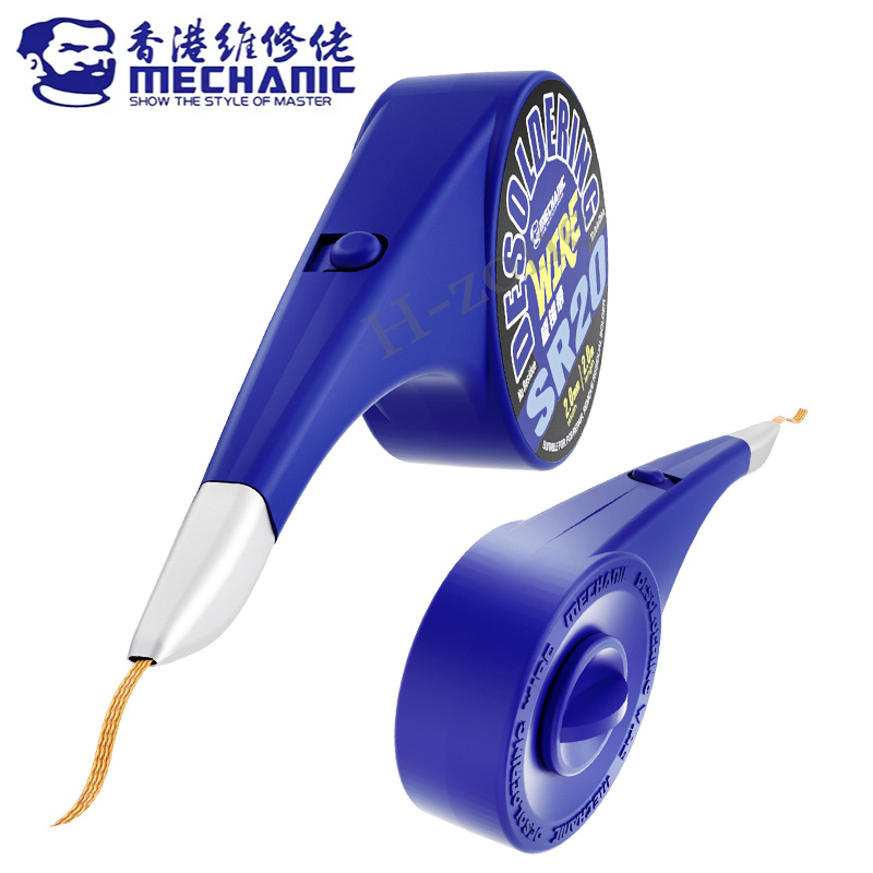 Solder Wick Braid - MECCANICO Serie SR20 Anti-scottatura Dissaldatura Filo