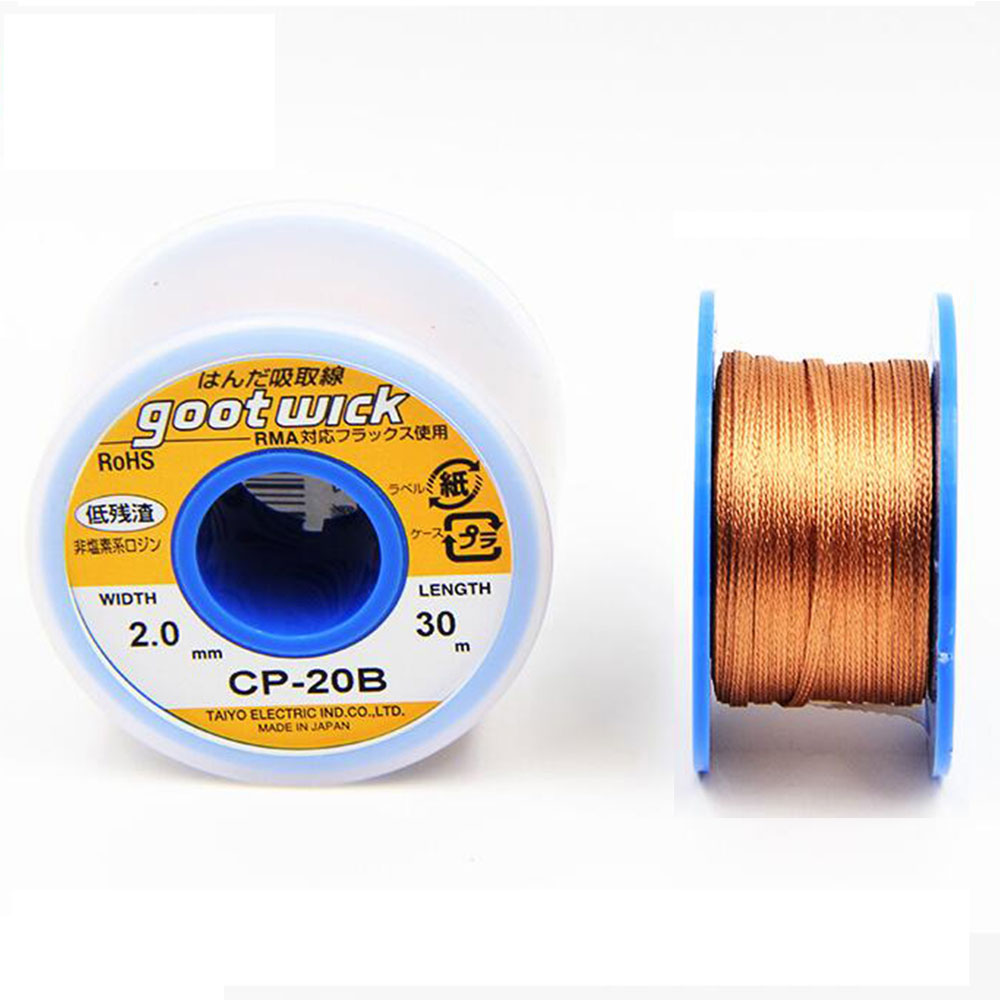 Solder Wick Braid - Giappone Originale Goot Wick 30/20/15M Dissaldatura