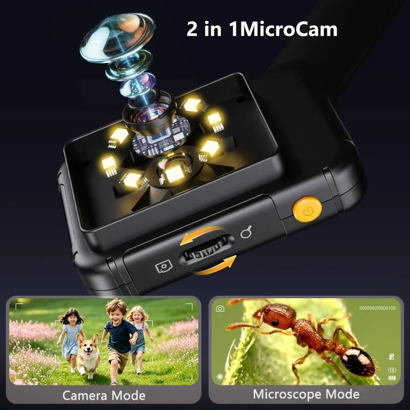 Electronics Repair Videos - Microscopio Digitale USB Portatile con Schermo