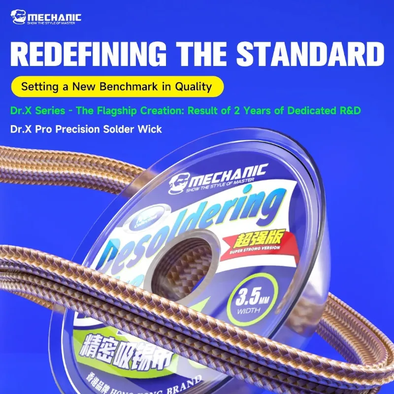 MECCANICO Dr.X Pro Dissaldatur - Solder Wick Braid recensione e prezzo