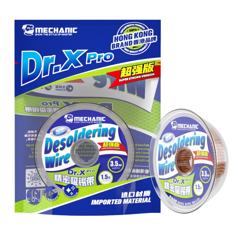 MECCANICO Dr.X Pro Dissaldatur - Solder Wick Braid recensione e prezzo