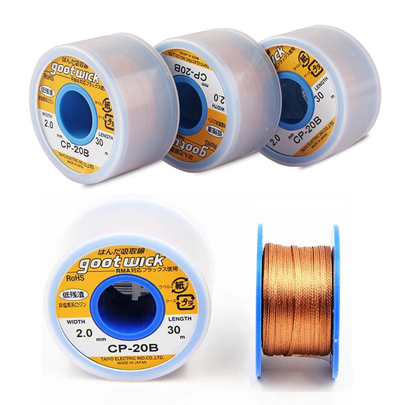 Originale CP30B GOOT Dissaldat - Solder Wick Braid recensione e prezzo