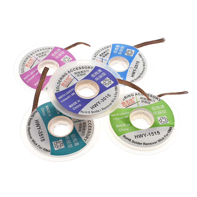 Fai da te 1.5mm 2mm 2.5mm 3mm  - Solder Wick Braid recensione e prezzo